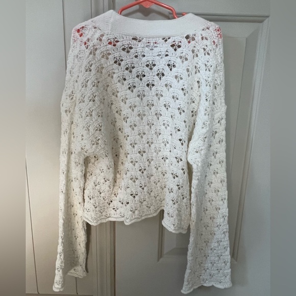 NWT Girls Zara Cardigan Boho Bell Sleeve size 9-10 - Picture 3 of 4